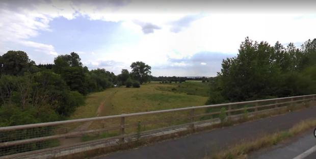 Herald Series: The proposed site in North Wallingford.