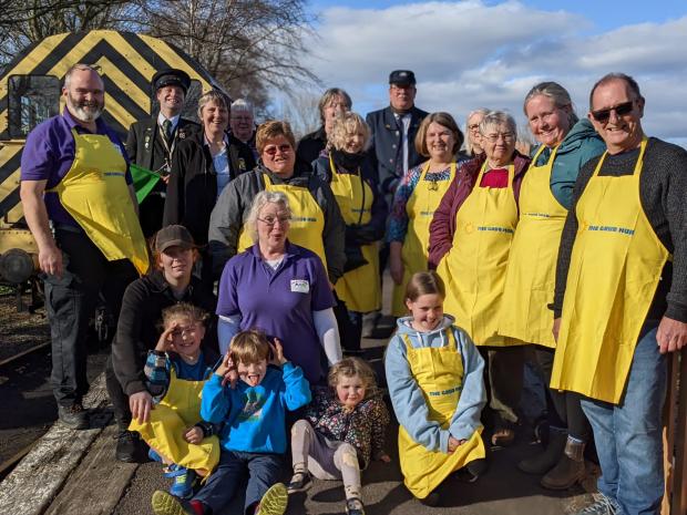 Herald Series: Volunteers from Didcot Railway Centre and Didcot Grub Hub at an earlier event.