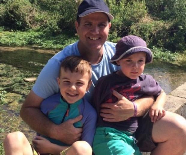 Herald Series: Brett with his boys Bradley and Samuel