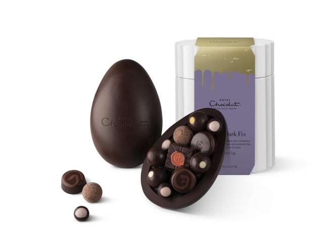 Herald Series: Extra Thick Dark Chocolate Easter Egg. Credit: Hotel Chocolat