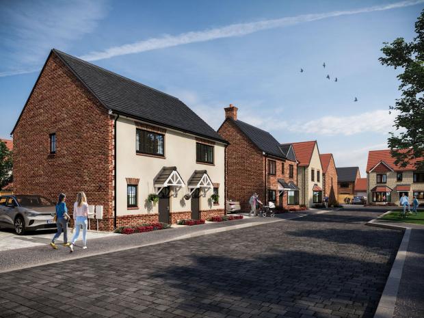 Herald Series: The development has a mix of affordable, shared ownership and privately owned homes. Picture: Pye Homes