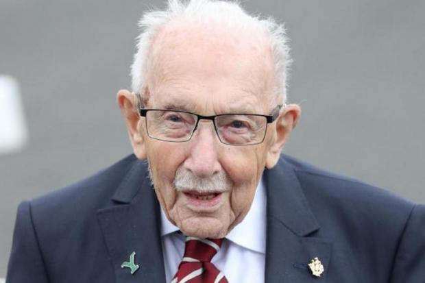 Herald Series: Sir Tom became a well-known figure due to his fundraising efforts for the NHS (PA)