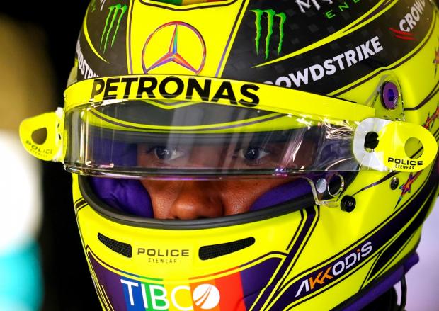 Herald Series: Mercedes' Lewis Hamilton during first practice ahead of the British Grand Prix 2022 at Silverstone. Picture: PA