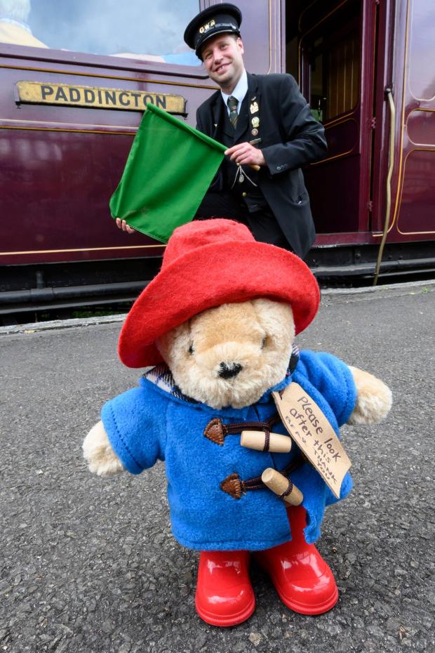 Herald Series: The famous bear will be at the centre this month (Credit: Didcot Railway Centre)