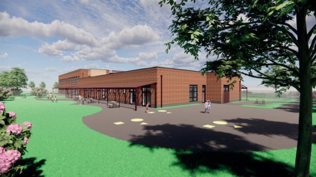 Herald Series: The new primary school: View towards Nursery Classrooms from the West (Credit: Croudace Homes)