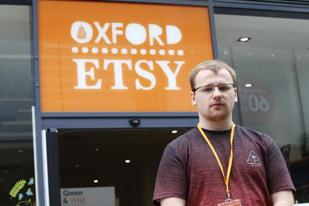 Herald Series: A staff member at the Oxford Etsy store in Didcot (Credit: Ed Nix)