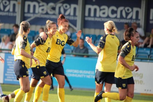 Oxford United Women beat Tottenham Hotspur Under 21s last Wednesday Picture: Darrell Fisher