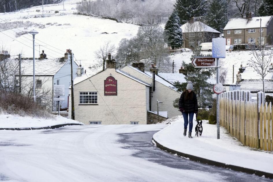 Snow forecast to hit large parts of the UK