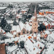 Abingdon in the snow, Civil Aviation Authority (CAA)’s photography competition #SHOTONMYDRONE