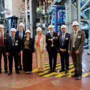 Princess Astrid of Belgium meets scientists at UKAEA.