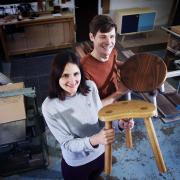 Ben and Adelaide Hinton, owners of A+B Furniture. picture: Ed Nix.