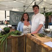 Simon and Claire from Hartley's Cookery School