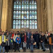VISIT: Oxfordshire MP welcomes Ukrainian refugees to parliament