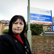 County Councillor, Jenny Hannaby, at the Wantage Community Hospital. Picture by: David Fleming.