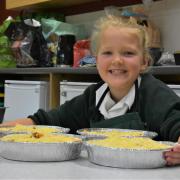 Lizzie, a pupil at The Manor Preparatory School in Abingdon who started a food initiative to feed the homeless