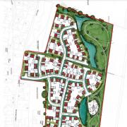 The 175 homes would be built to the east of Sutton Courtenay
