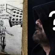 Some believe that the new artwork is a Banksy.