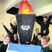 Children from John Hampden Primary School in Thame will be at the Olympic Stadium Picture: OX53180 Marc West