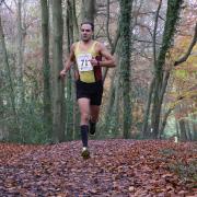 Paul Fernandez on his way to victory at the Rugged Radnage 10K Picture: Barry Cornelius
