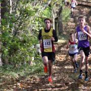 Abingdon's Adam Ede finished ninth in the under 17 men's race during the third round of the Chiltern Cross Country League Picture: Barry Cornelius