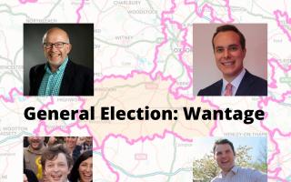 Wantage candidates: Mark Gray, David Johnston, Richard Benwell and Jonny Roberts.