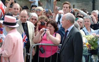 The Queen paying a visit to Oxford