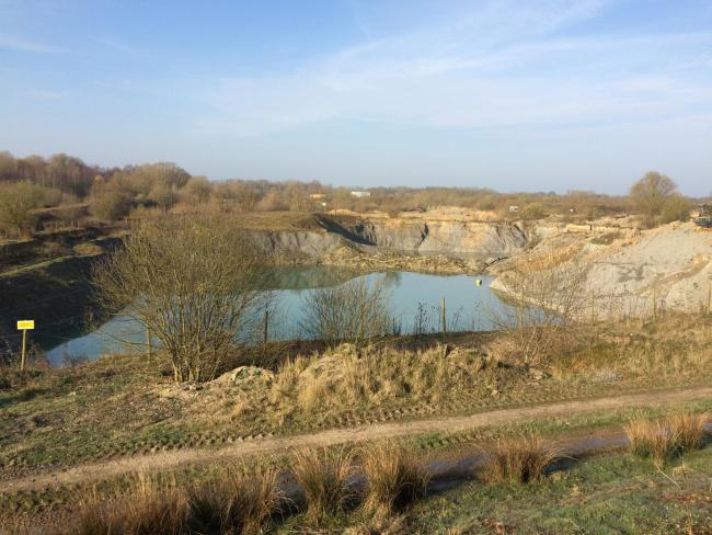 Transformation: The former gravel quarry at Dix Pit near Stanton Harcourt